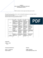 Sample Performance Task Q2 M1