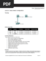 2 - 1 - Basic Switch LAB