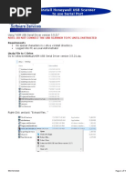 Install Honeywell USB Scanner To Use Serial Port Real-Time System