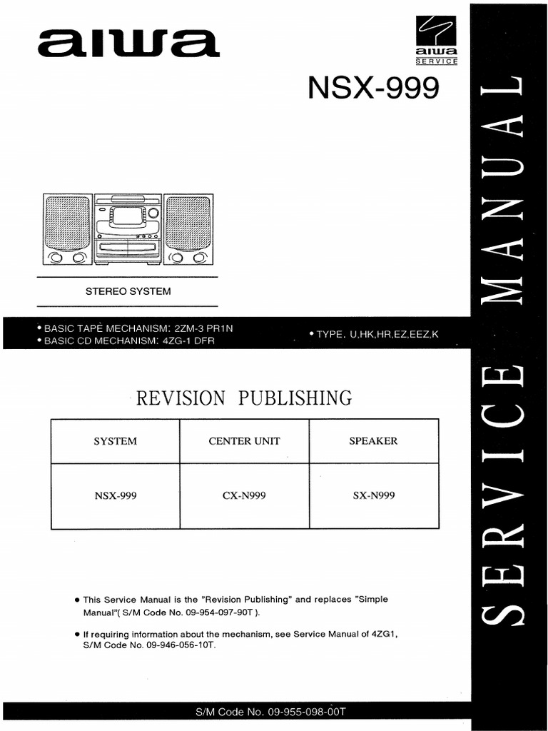 Aiwa NSX 999 | PDF