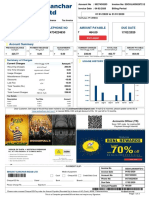 Due Date Telephone No Amount Payable: Summary of Charges Usage History (6 Months)