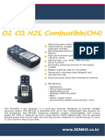 SP12C7 SP12C7: O2, CO, H2S, Combustible (CH4) O2, CO, H2S, Combustible (CH4)