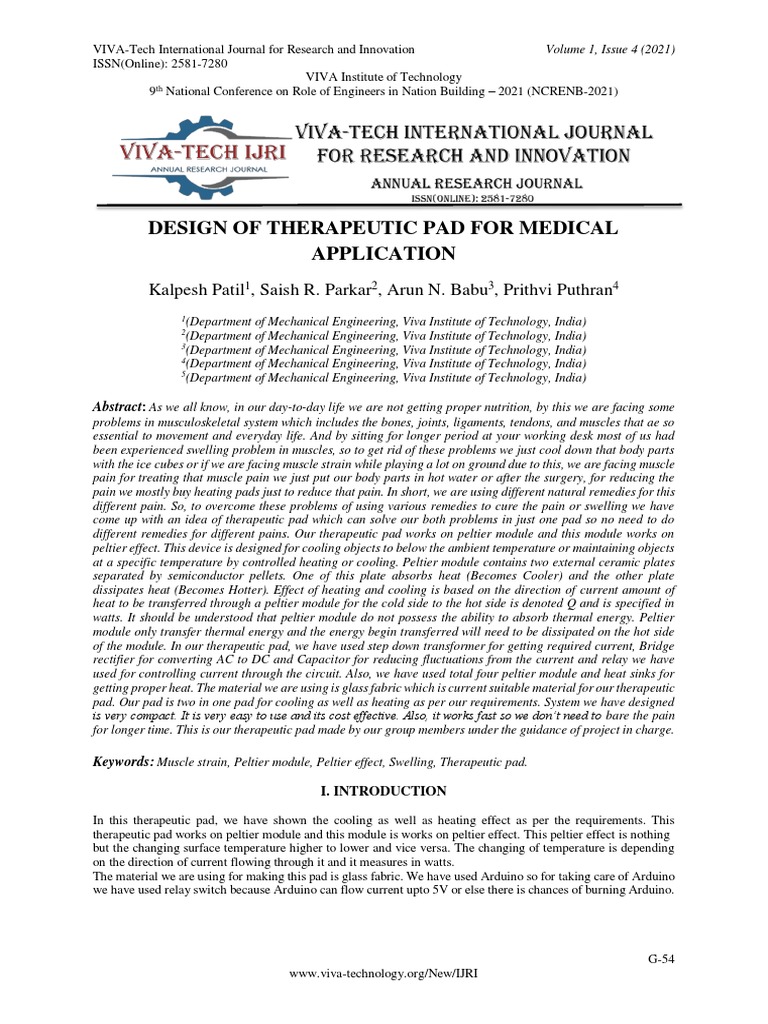 Innovative Therapeutic Pad Design | PDF | Rectifier | Relay