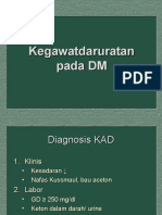 Kegawatdaruratan Pada DM (KTBM)