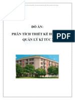 Đồ Án: Phân Tích Thiết Kế Hệ Thống Quản Lý Kí Túc Xá