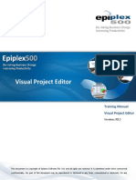Training Manual Visual Project Editor