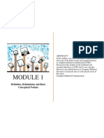 Module 1-Definition, Delimitation and Basic Conceptual Notions