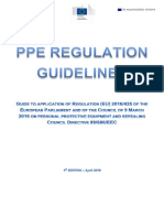 PPE Regulation (EU) 2016 - 425 Guidelines - 1st Edition - April 2018