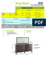 Product Selling Sheet: COS601-COS Cosmo Dresser