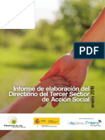 Informe de Elaboracin Del Directorio Del Tercer Sector de Accin Social