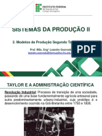 02 Modelos de Produção Segundo Taylor e Ford