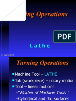 Turning Operations Turning Operations