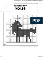 014 - Picross Horse Printable Activity Page - KEY - Woo! JR