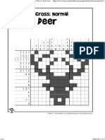 008 - Picross Deer Normal Difficulty - ANSWER KEY - Woo! JR