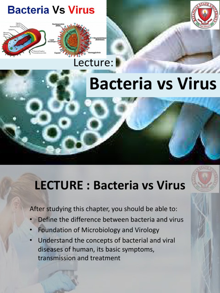 Bacteria vs Virus: Key Differences | PDF | Virus | Pneumonia