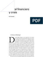 Karl Kautsky, Capital financiero y crisis