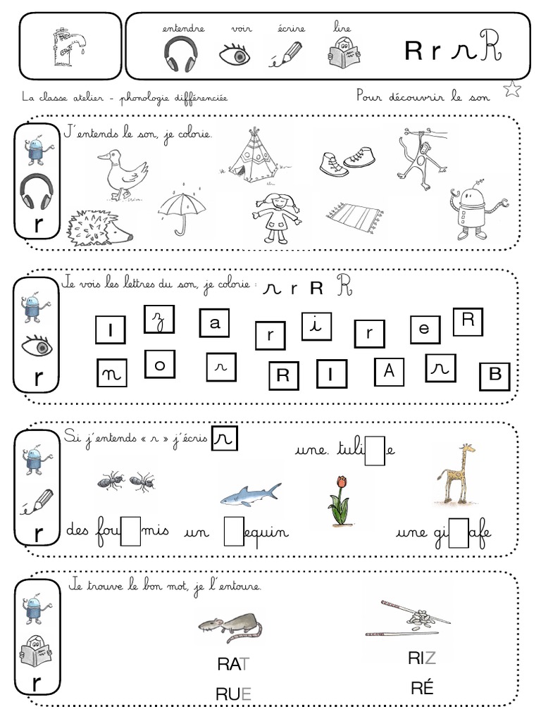 Phonologie : Atelier Son 