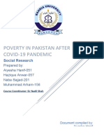 Poverty in Pakistan After Covid-19 Pandemic Final-Social Research