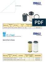 Mahle Fuel Filter For Wartsila: Industrial Filtration