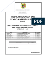 Module - PDPR ENGLISH YEAR 6 - 06071307