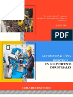 Automatización y Robótica en Los Procesos Industriales