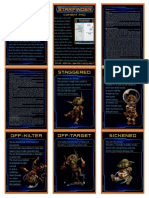 Starfinder - Condition Cards - Sheets