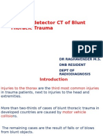 MDCT of Blunt Trauma to chest ss