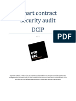 Smart Contract Security Audit Dcip