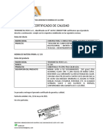 Certificado de Calidad Tr4 Nuevo (Constructora y Consultora Hnos. Gutarra Alarcon S.a.c.)