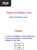 Classes and Objects in Java