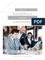 How to open a restaurant in 40 steps
