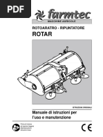 Rotoaratro-ripuntatore manuale