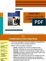 7.0 Strategies For Communicating Change