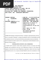LINCOLN v DAYLIGHT CHEMICAL, et al. - 84 - OPPOSITION to MOTION to Continue Deadlines - Gov.uscourts.cacd.484804.84.0