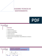 Indicadores Técnicos de Mantenimiento