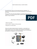 Partes básicas de la computadora