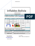 Cotizacion de Inflables para Carmax