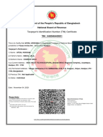Government of The People's Republic of Bangladesh National Board of Revenue