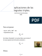 Más Aplicaciones de Las Integrales Triples.