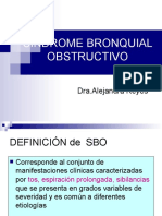 Sindrome Bronquial Obstructivo: Dra - Alejandra Reyes