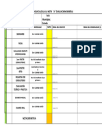 Hoja de Evaluación