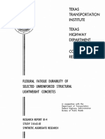 Flexural Fatigue Durability of Selected Unreinforced Structural Lightweight Concretes