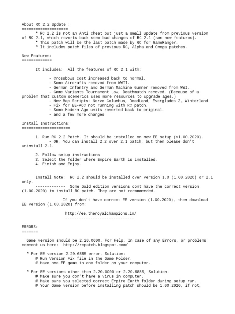 RC 2.2 Features | PDF | Computer Engineering | System Software