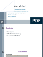 Bisection Method: Pailan College of Management and Technology Names