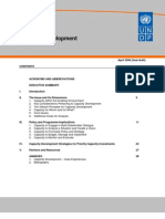 UNDP Capacity Development Practice Note: Core Concepts and Strategies