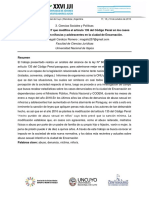 Análisis de La Ley 6002/17 Que Modifica El Artículo 135 Del Código Penal