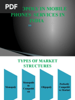 Oligopoly in Mobile Phone Services