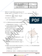 Devoir de Synthèse N°2 - Math - 3ème Mathématiques (2013-2014) MR Mebbeb Tarek