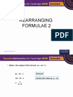64-Rearranging Formulae 2