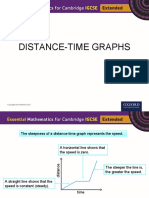 Interpreting Distance-Time Graphs